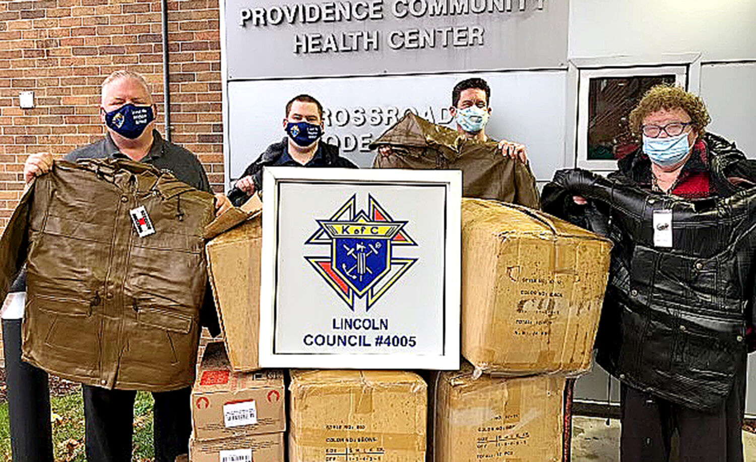 Lincoln K of C year-end donation